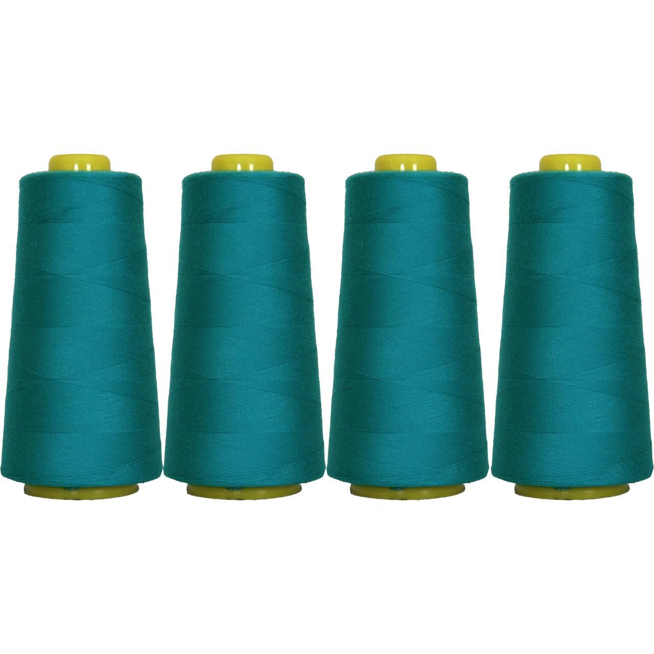 Threadart Polyester Serger Thread - 2750 yds 40/2 - 4 Cone Bundle Pack - 56 Colors Available -